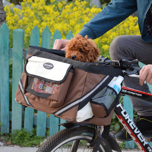 The Ultimate Removable Bicycle Front Basket Pet Carrier Bag