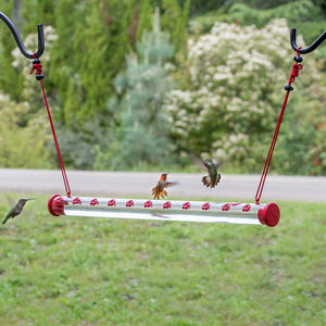 Transform Your Garden with the Hanging Flower Tube Hummingbird Feeder