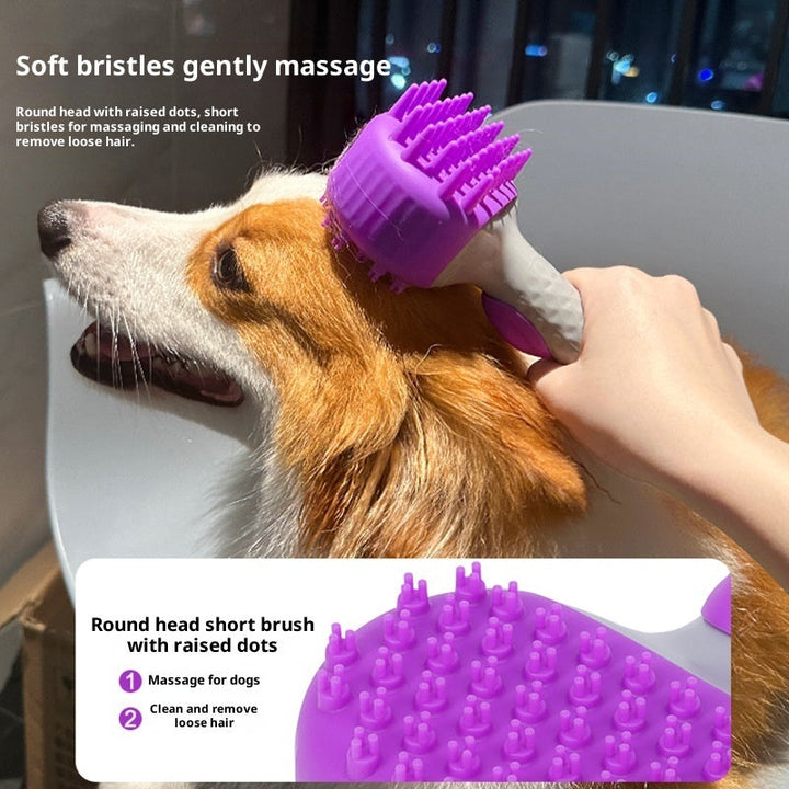 Transform Bath Time with the Pet Shower Brush Bath Float Hair Cleaning