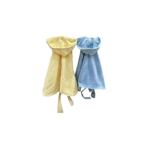 The Ultimate Comfort for Your Pet: Soft Coral Fleece Pet Wearable Bathrobe Towel