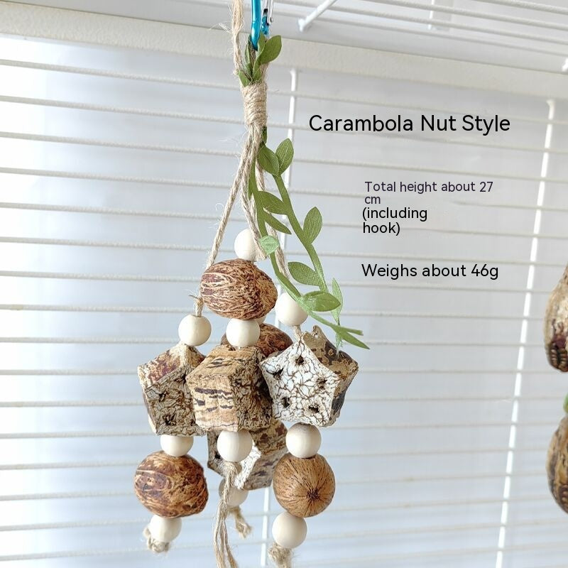 Enhance Your Pet's Playtime with the Parrot Bite Toy Stand Rod Cage